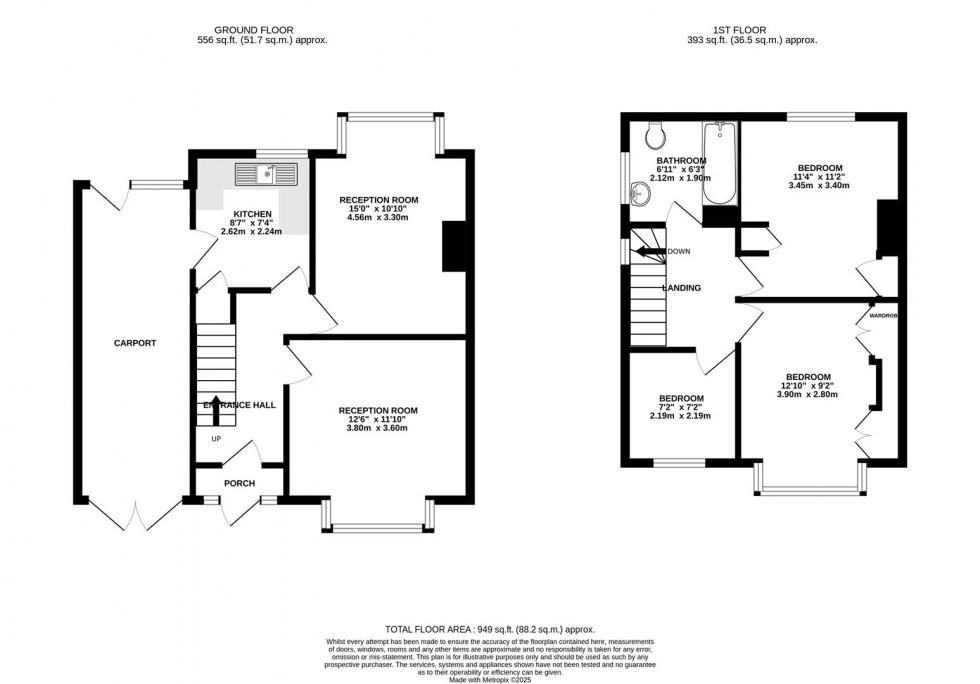 Floorplan for Walcot Road, Swindon