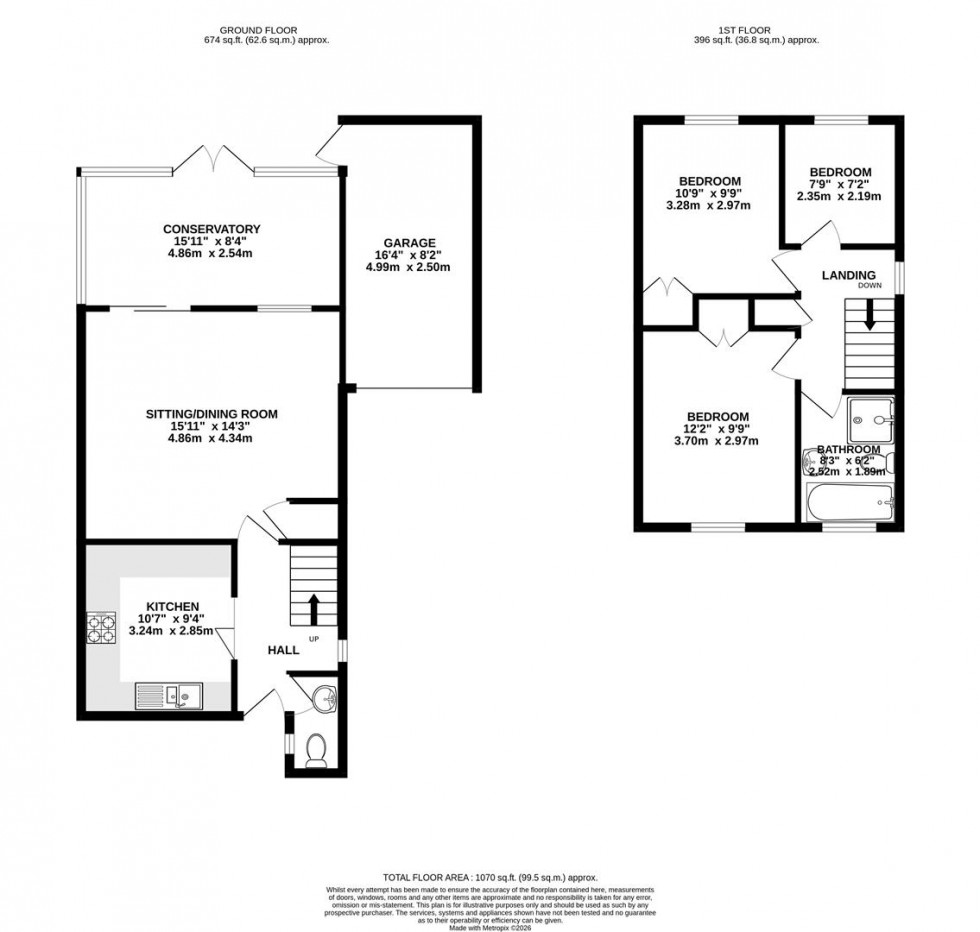 Floorplan for Nevis Close, Sparcells, Swindon