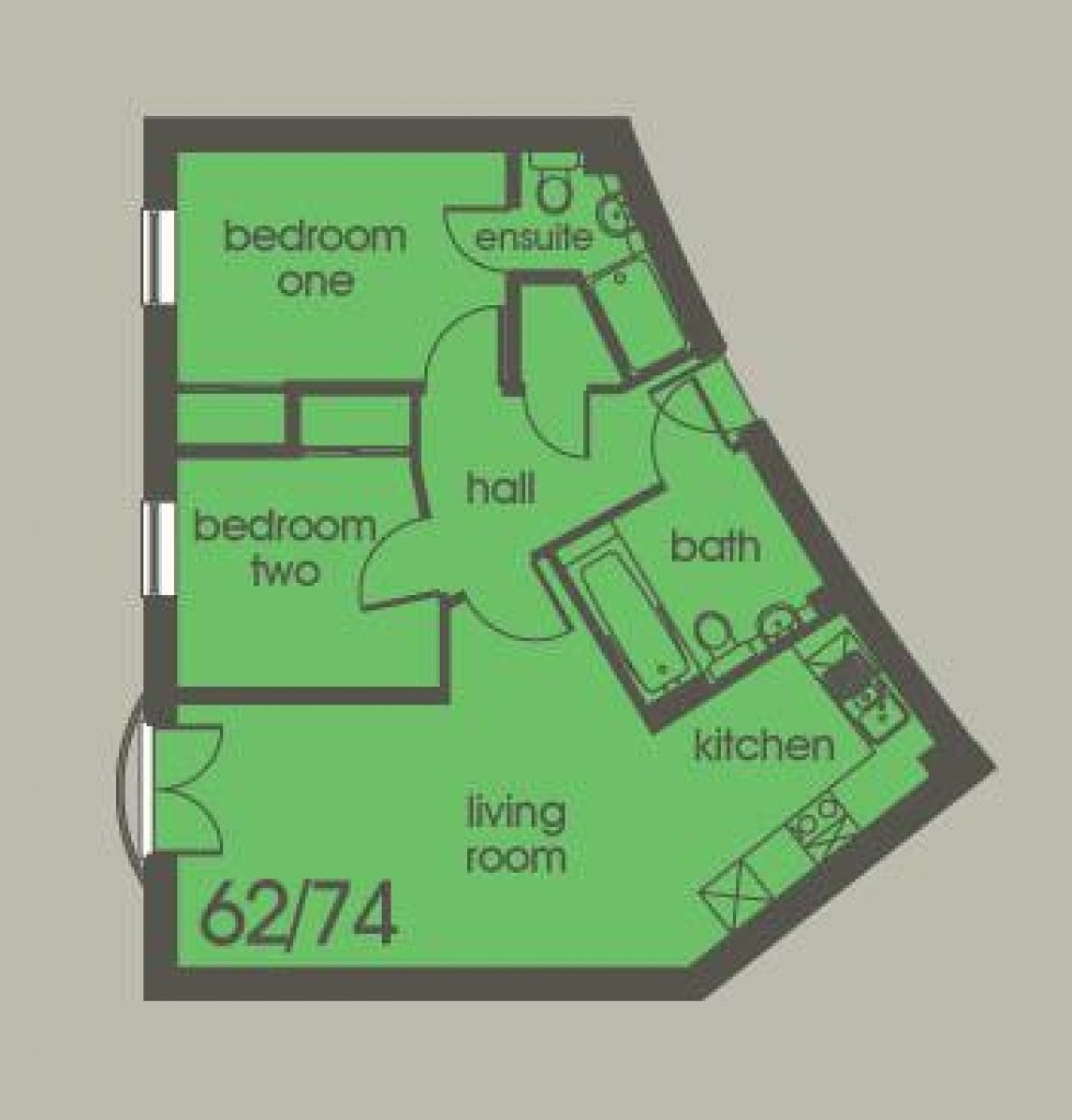 Floorplan for Mistletoe Court Seacole Crescent