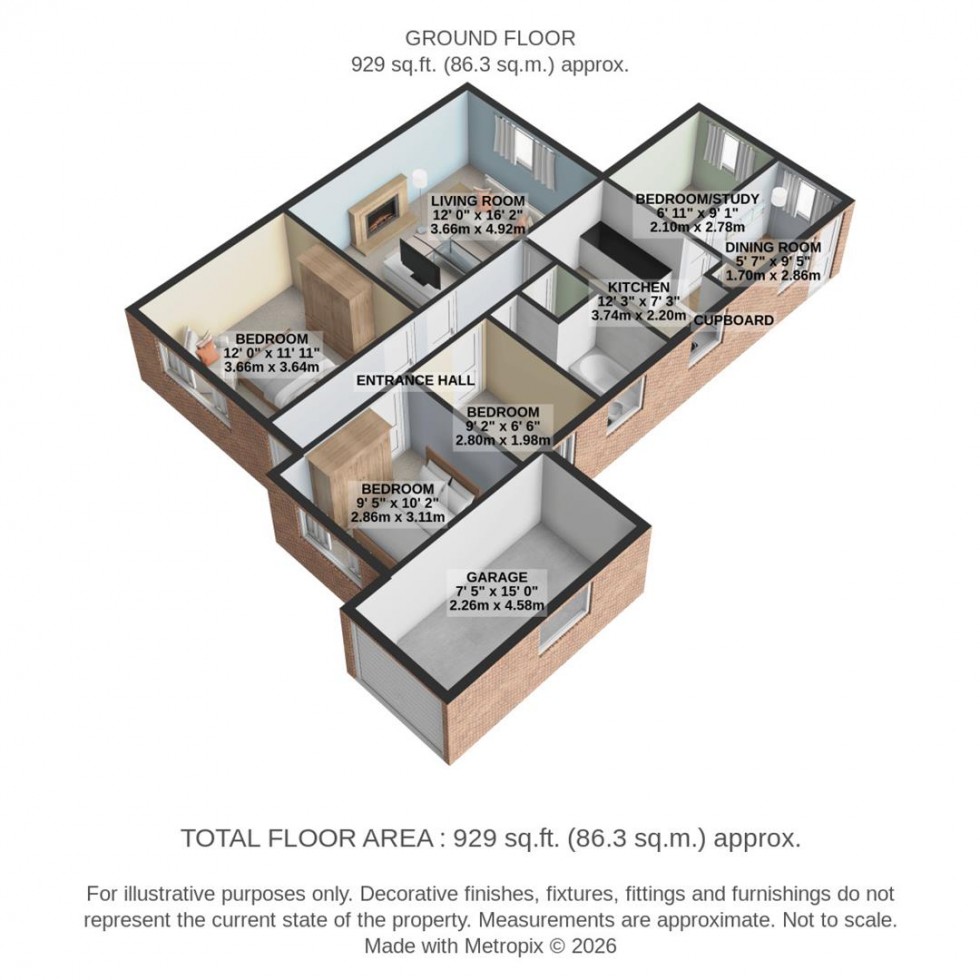Floorplan for Medina Way, Meadowcroft, Swindon