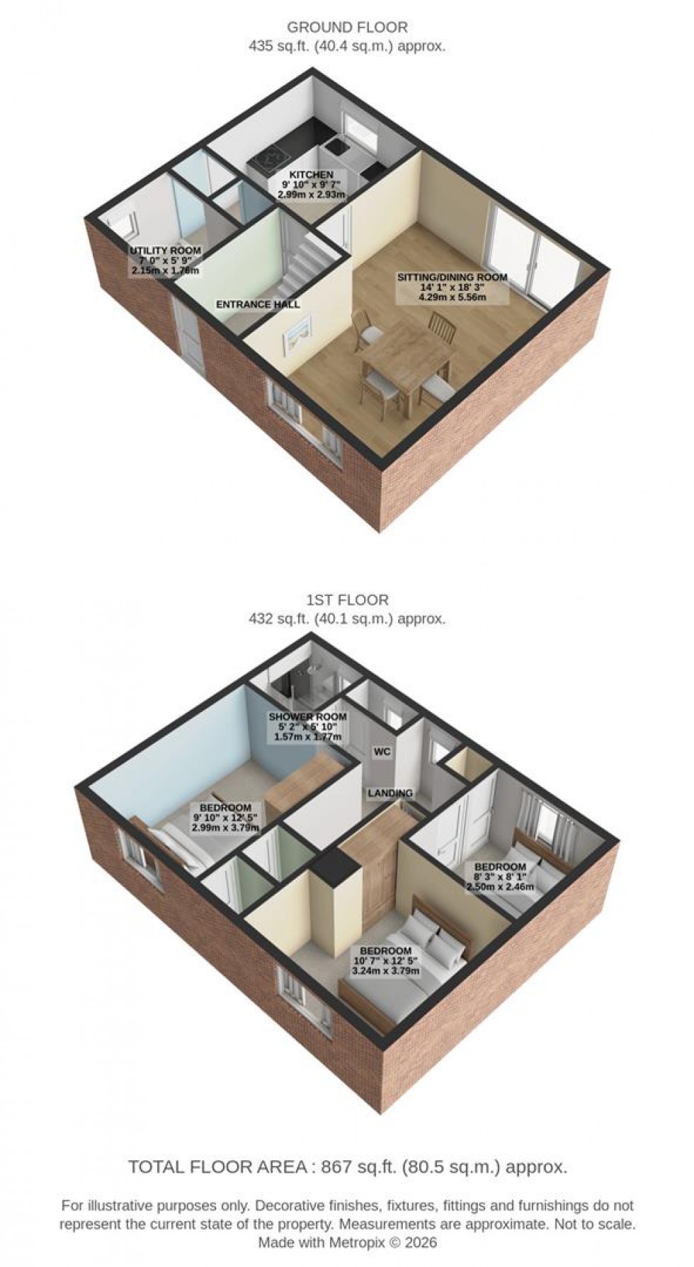 Floorplan for Cranmore Avenue, Swindon