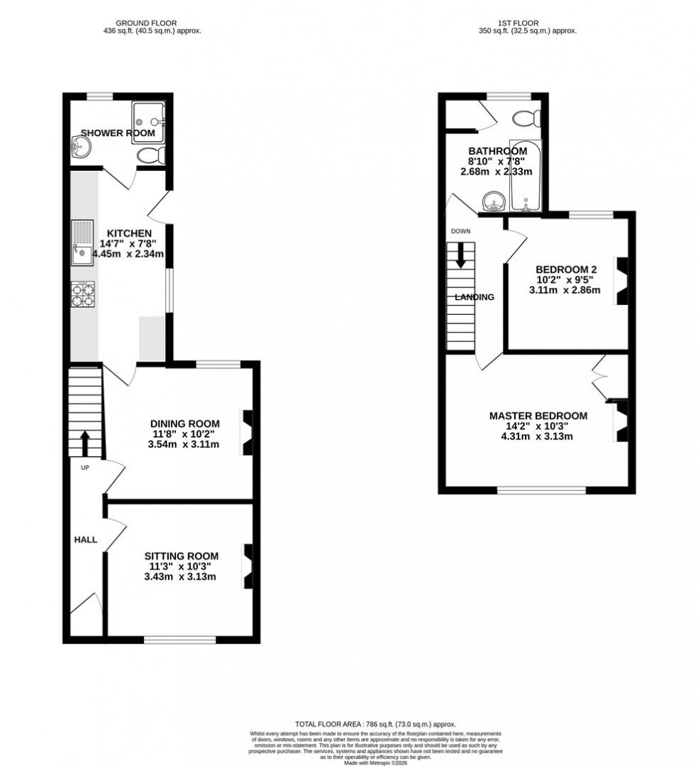 Floorplan for Quarry Road, Swindon