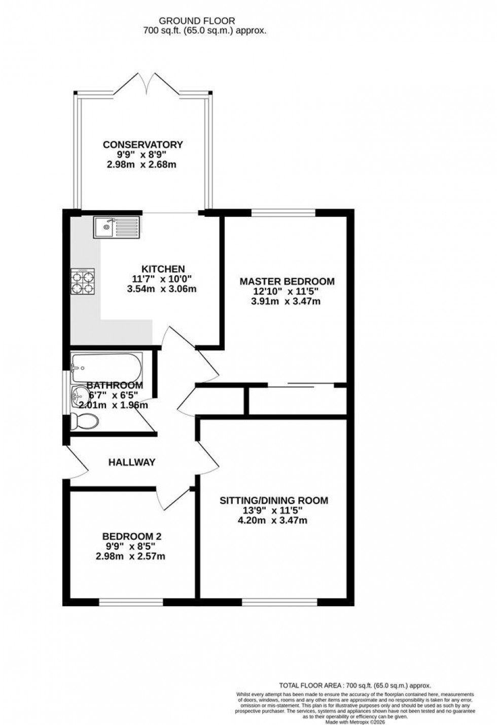 Floorplan for Barrowby Gate, Stratton, Swindon