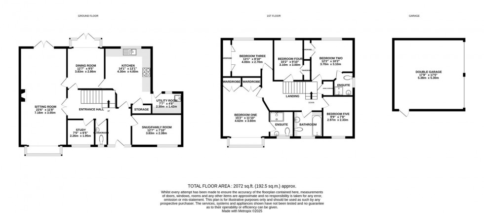 Floorplan for Stanley Close, Wanborough, Swindon