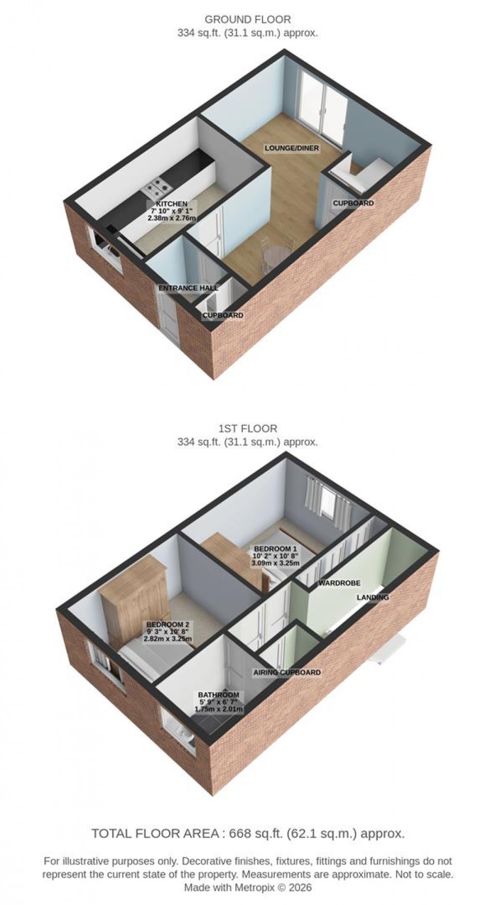Floorplan for Wagtail Close, Swindon