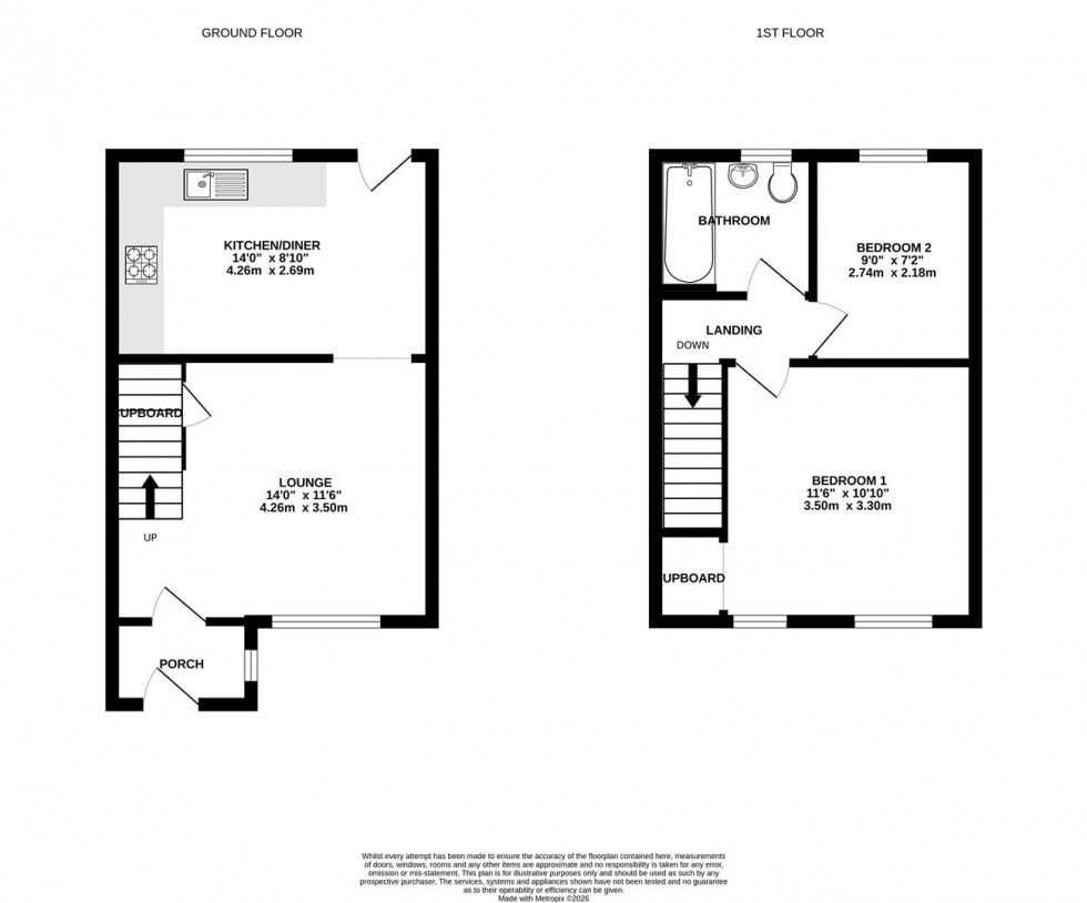 Floorplan for Alveston Close, Westlea, Swindon