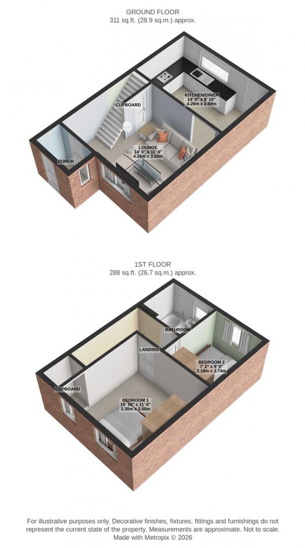 Floorplan for Alveston Close, Westlea, Swindon