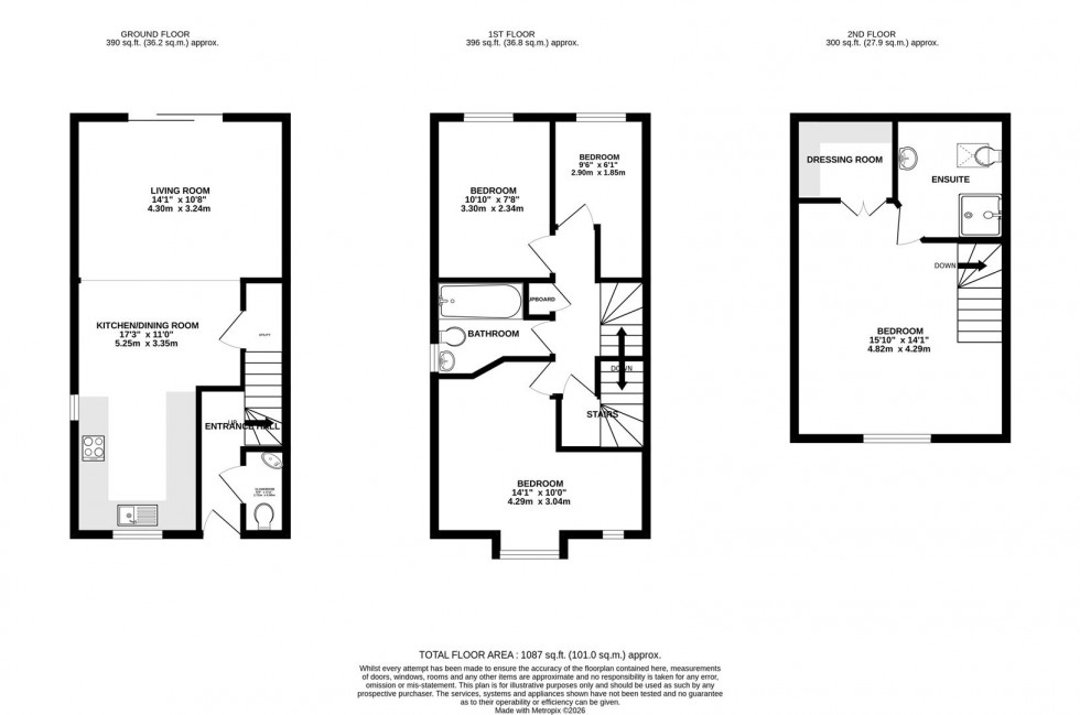 Floorplan for New Dawn Place, Stratton, Swindon
