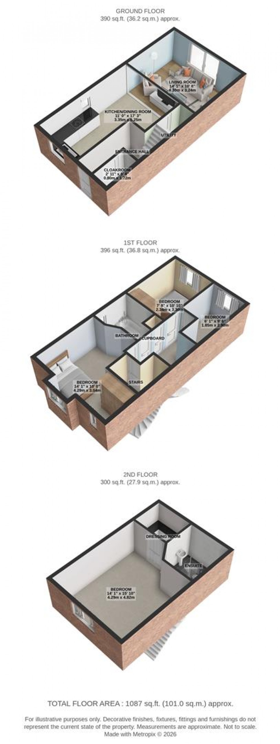 Floorplan for New Dawn Place, Stratton, Swindon