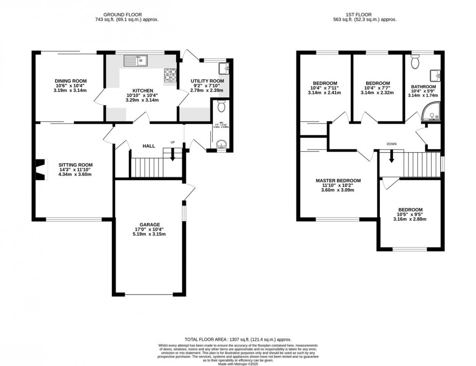 Floorplan for Rawston Close, Swindon