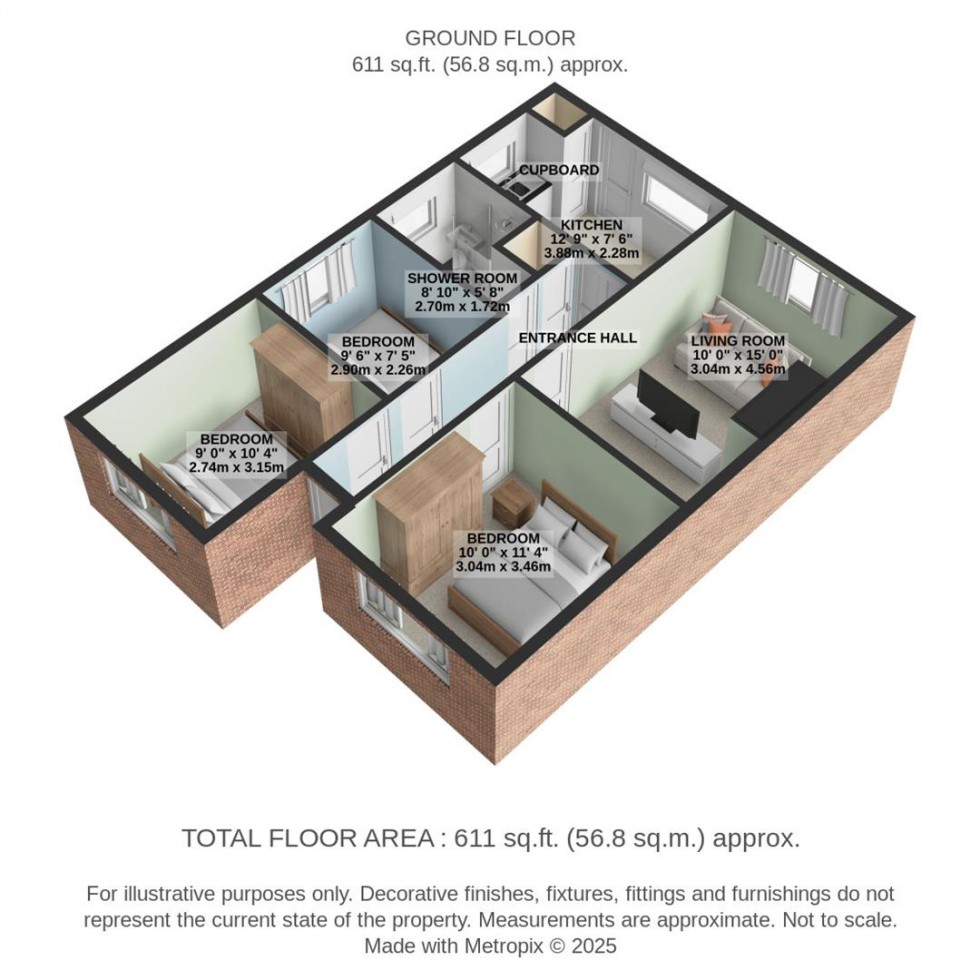Floorplan for Slade Drive, Swindon