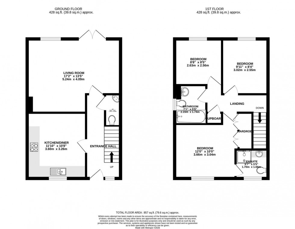 Floorplan for Marsh Farm Lane, Swindon