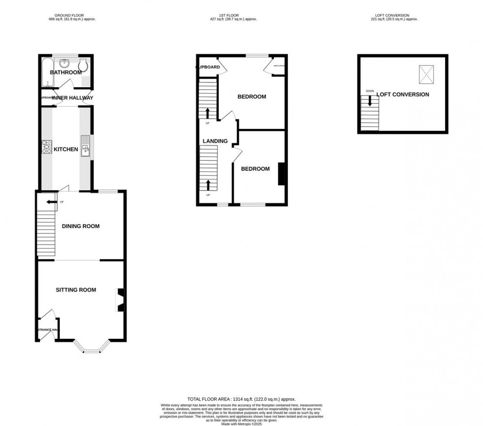 Floorplan for Crombey Street, Swindon