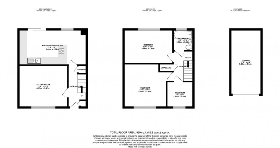 Floorplan for Bankside, Old Town, Swindon