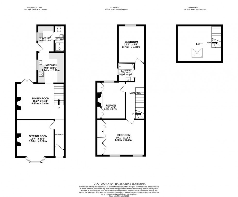 Floorplan for Kent Road, Swindon