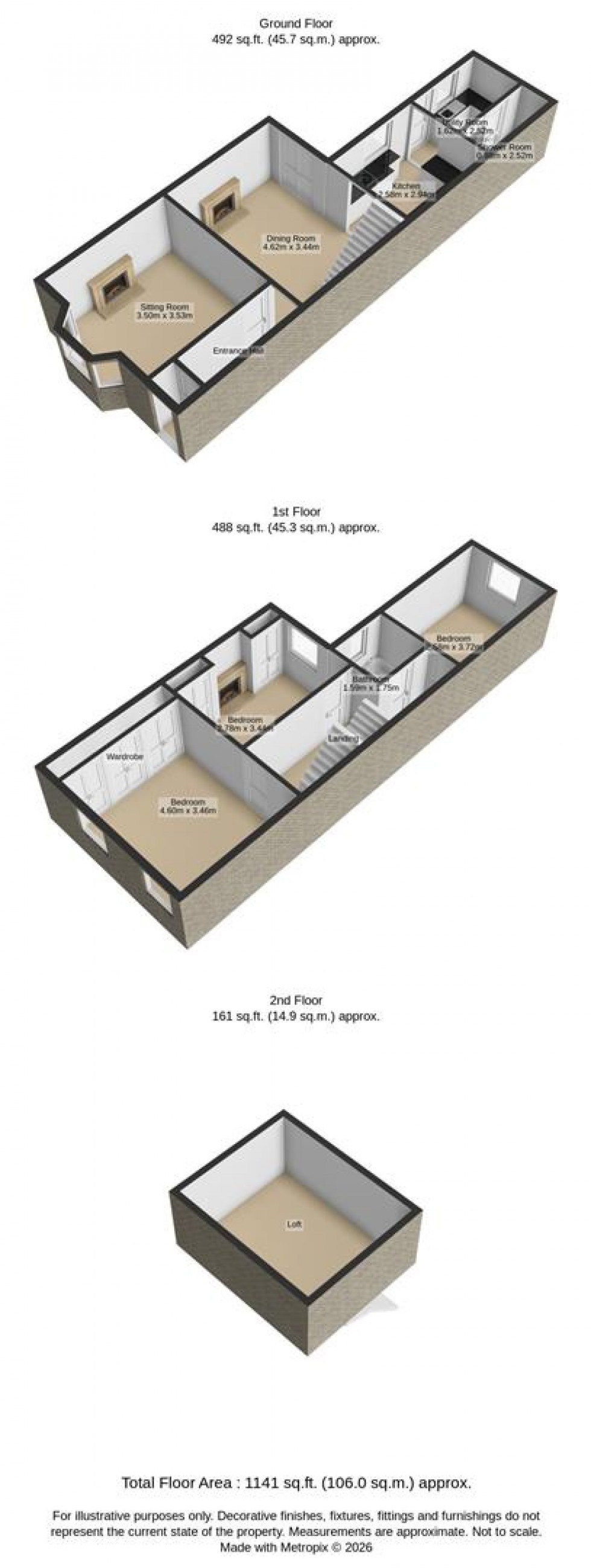 Floorplan for Kent Road, Swindon