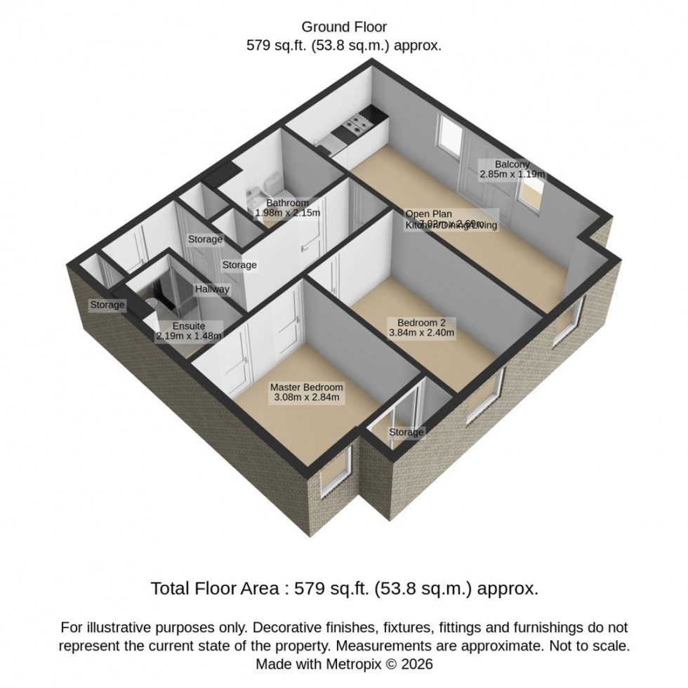 Floorplan for Jenkins House, Beckett Strand
