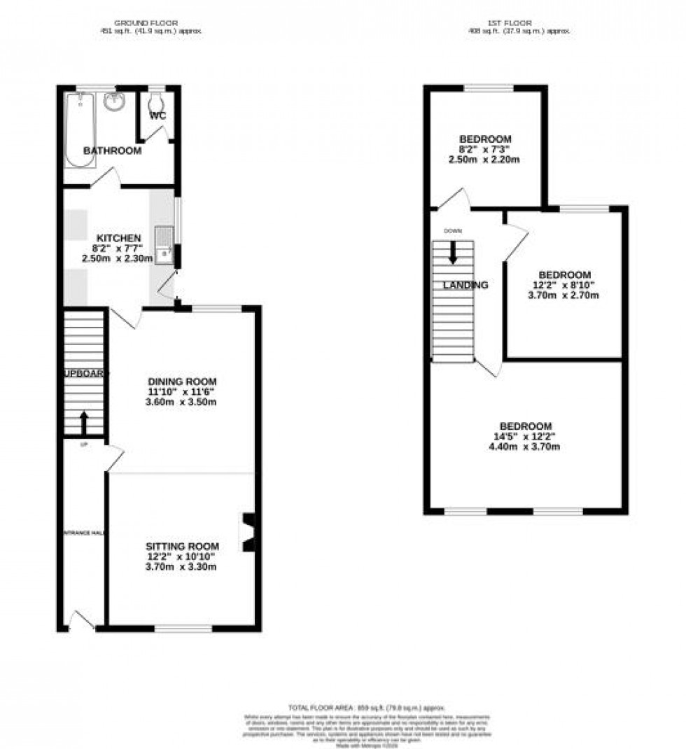 Floorplan for Clifton Street, Swindon