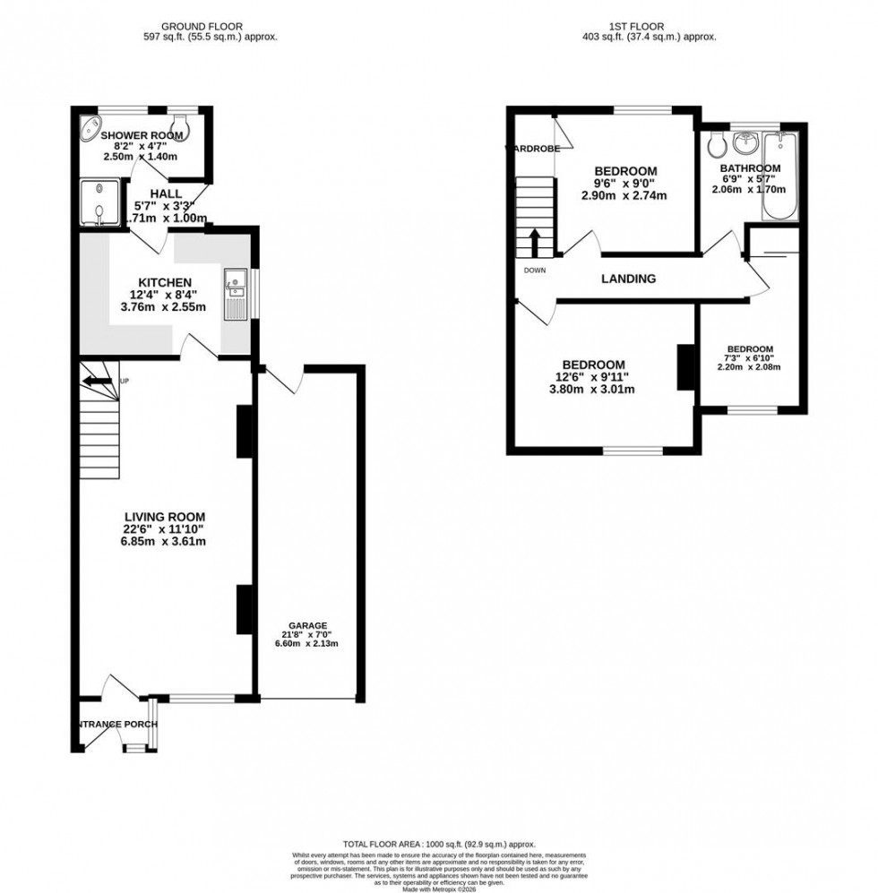 Floorplan for Dores Road, Swindon