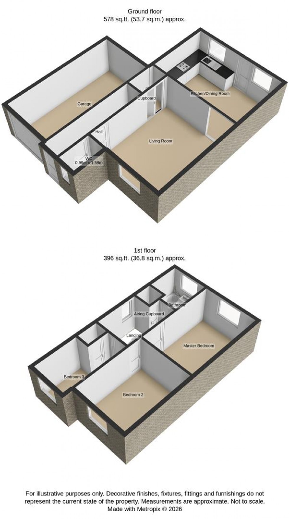 Floorplan for Haddon Close, Grange Park, Swindon