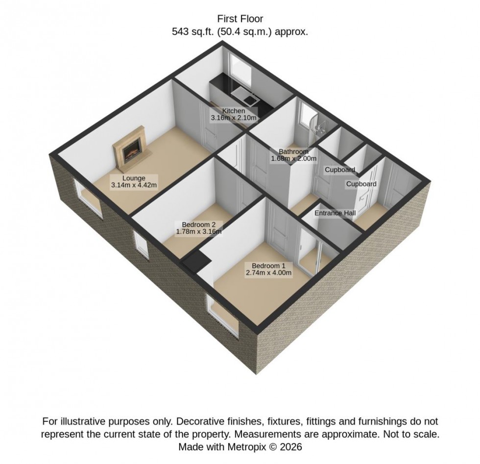 Floorplan for Cirencester Court, Drove Road, Swindon