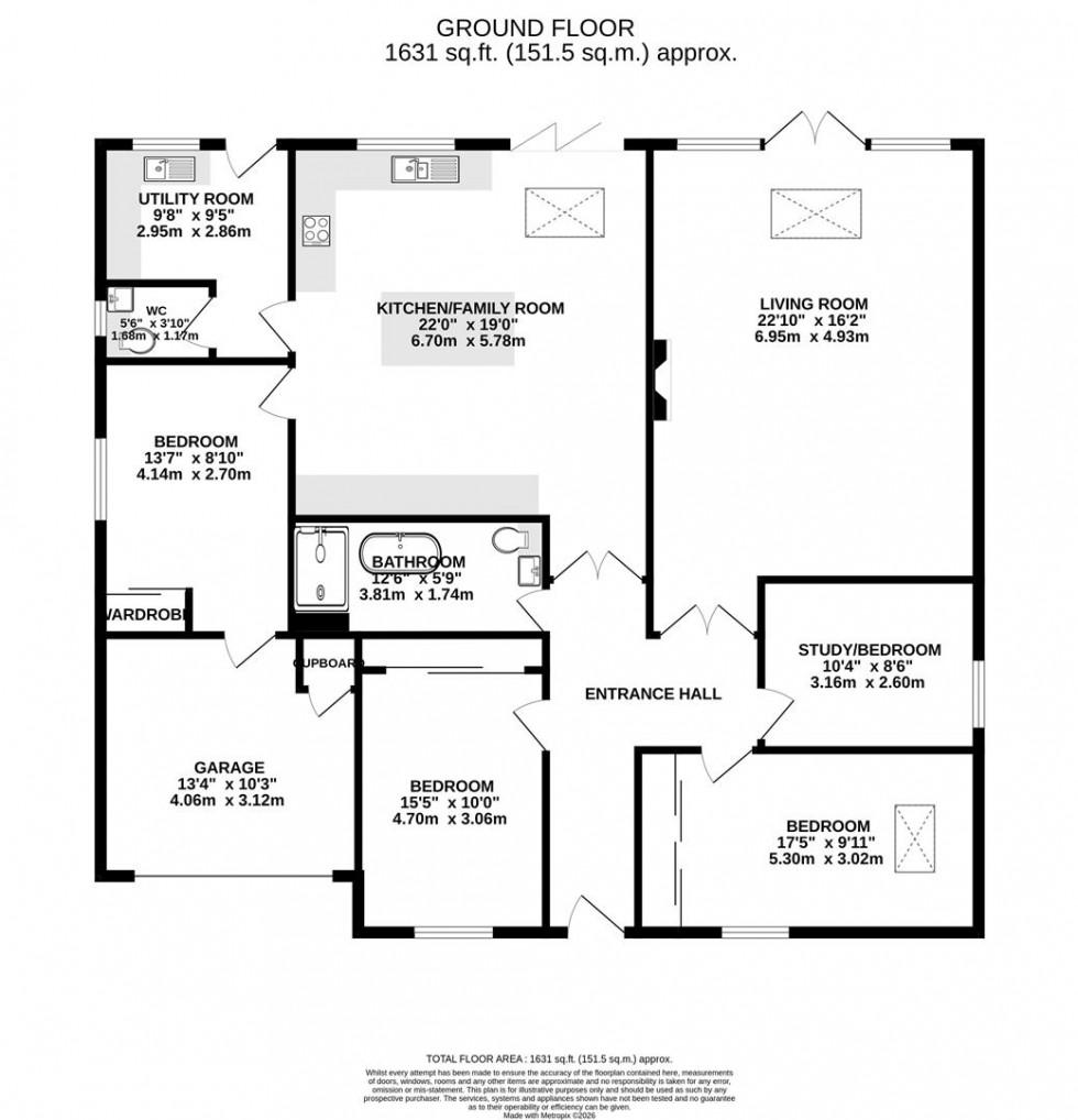 Floorplan for Chestnut Springs, Lydiard Millicent, Swindon