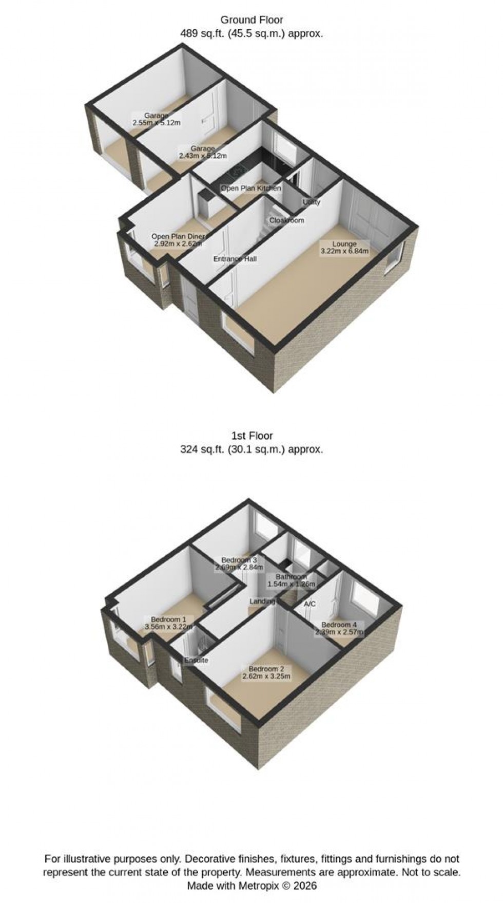 Floorplan for Russley Close, Peatmoor, Swindon