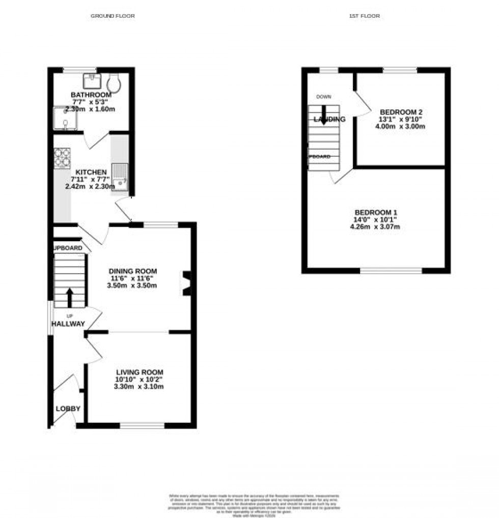 Floorplan for George Street, Swindon