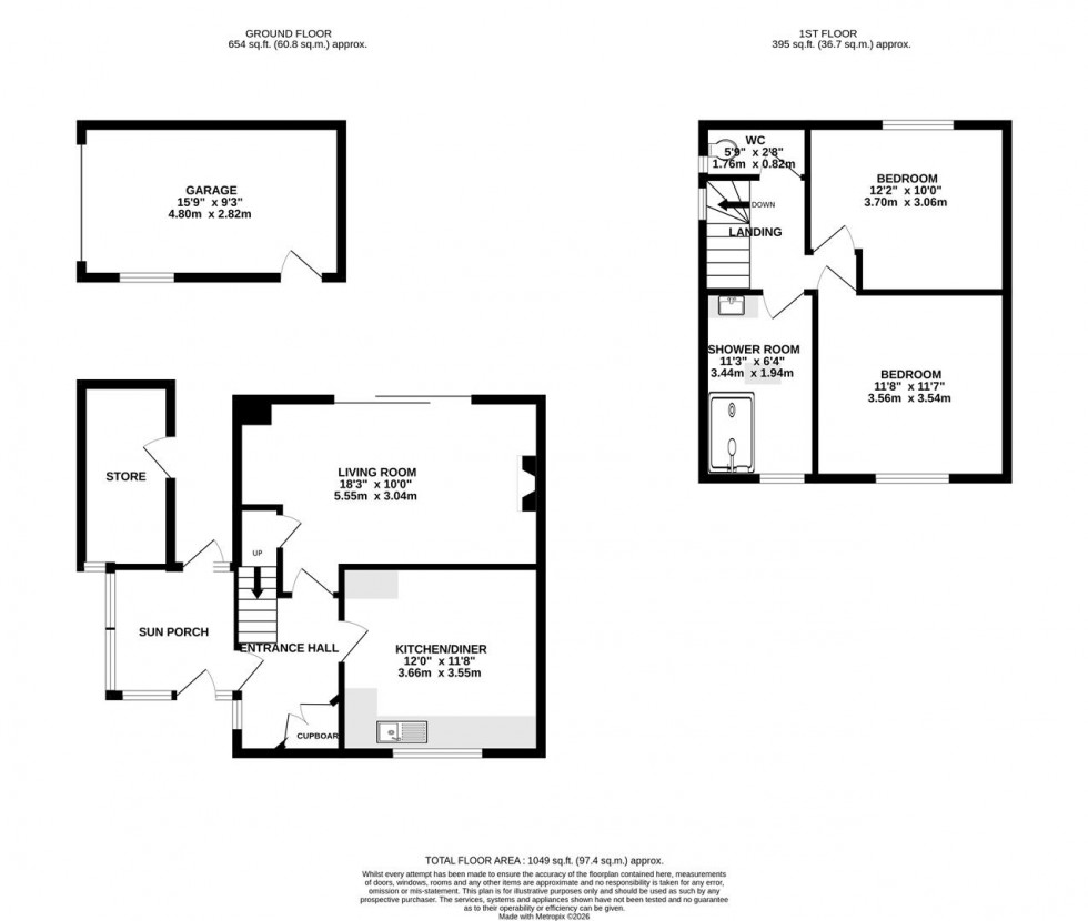 Floorplan for Coronation Road, Wroughton