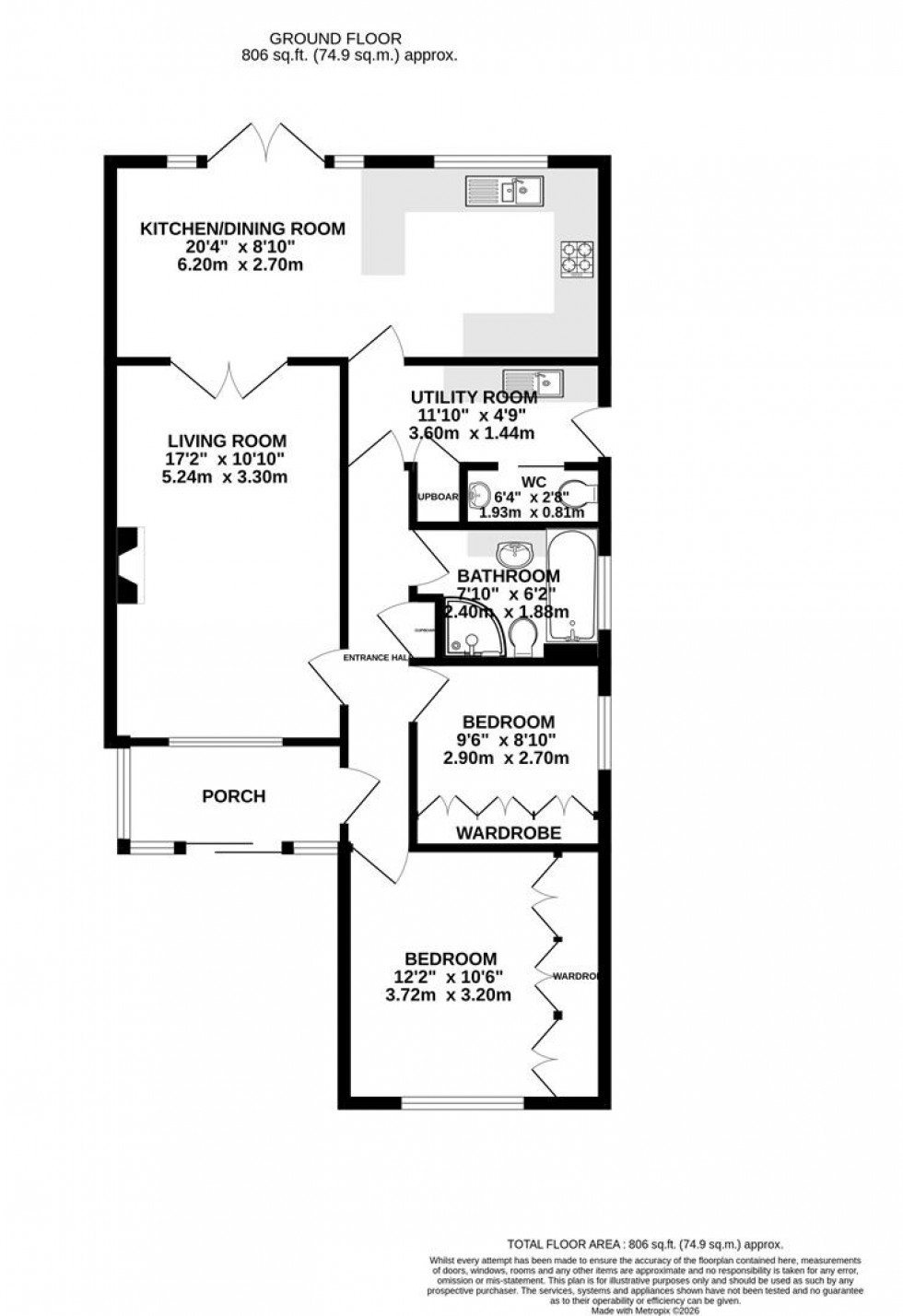 Floorplan for Severn Avenue, Greenmeadow, Swindon