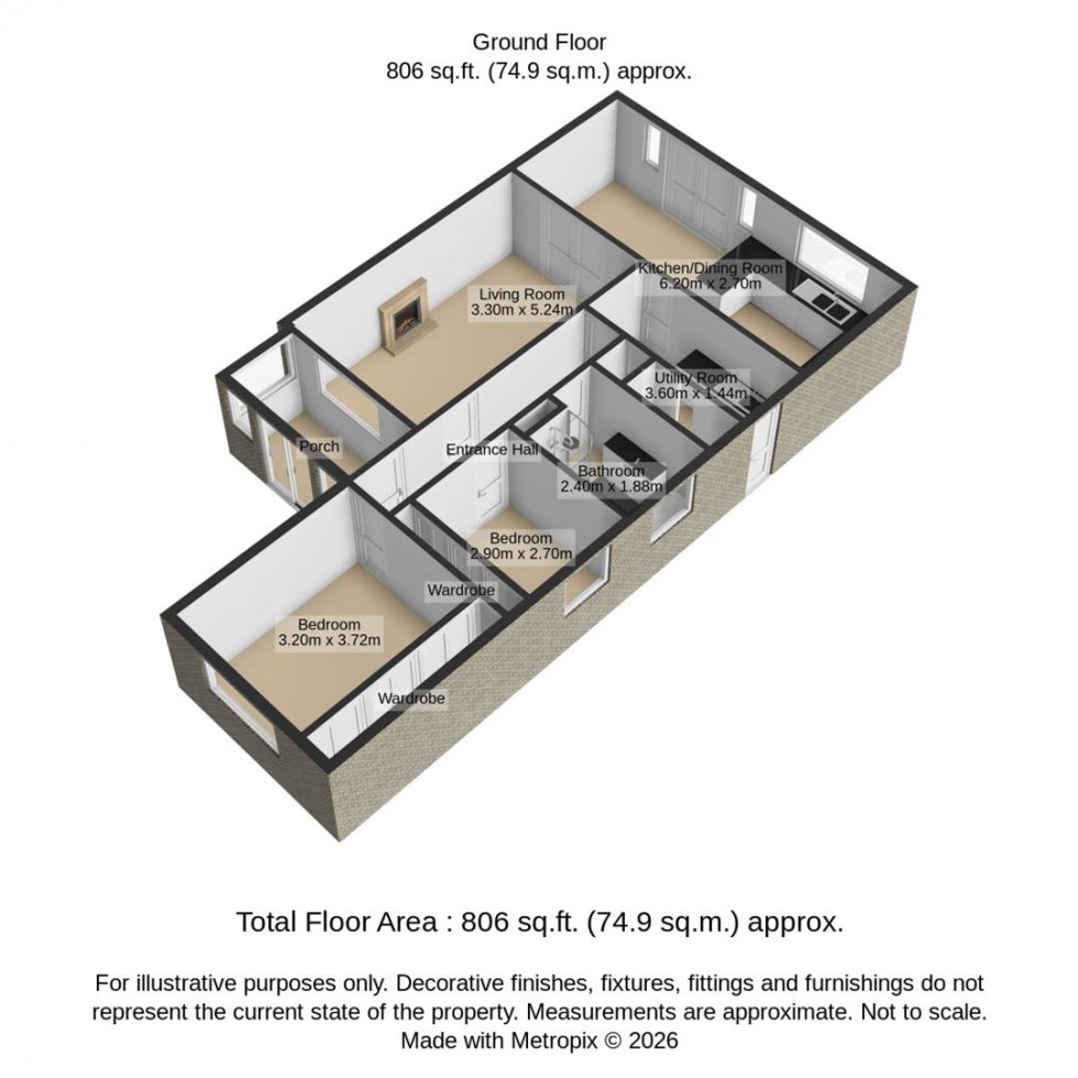 Floorplan for Severn Avenue, Greenmeadow, Swindon