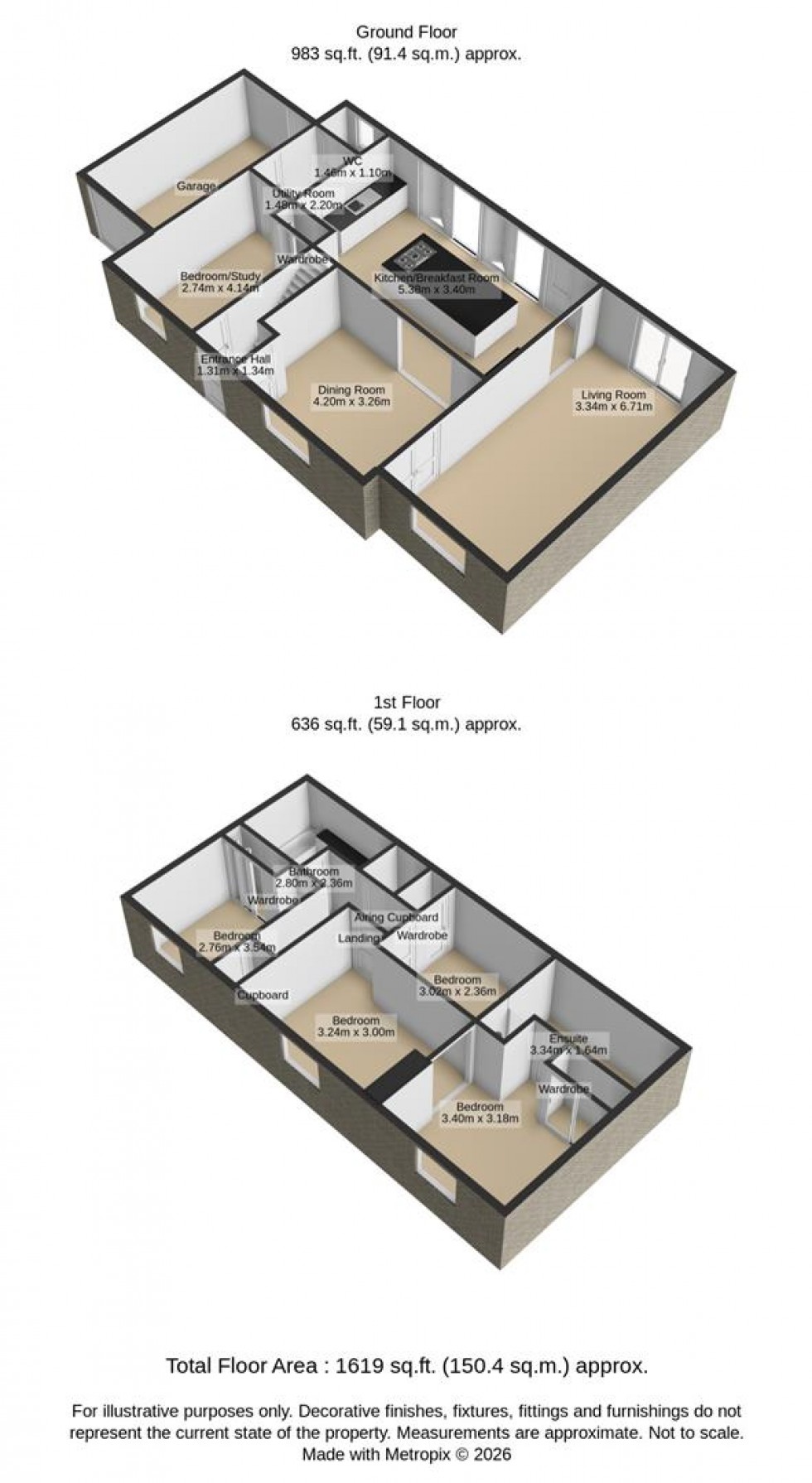 Floorplan for Clayhill Copse, Peatmoor, Swindon